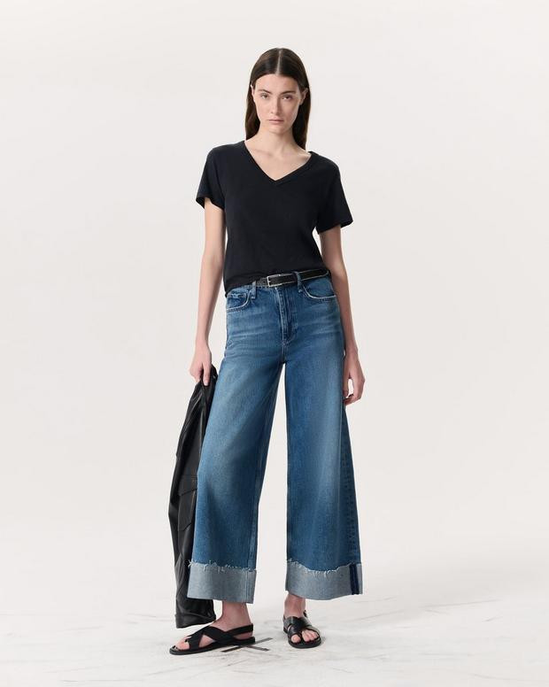 Sofie Ankle-Length Wide-Leg Jeans | rag & bone