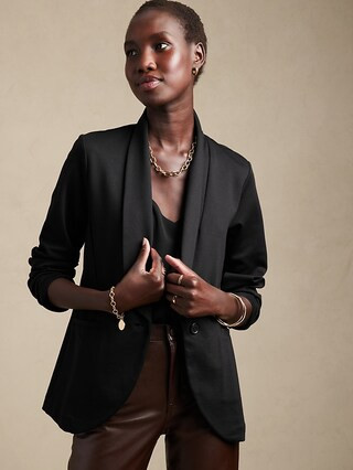 Slim Knit Blazer | Banana Republic Factory