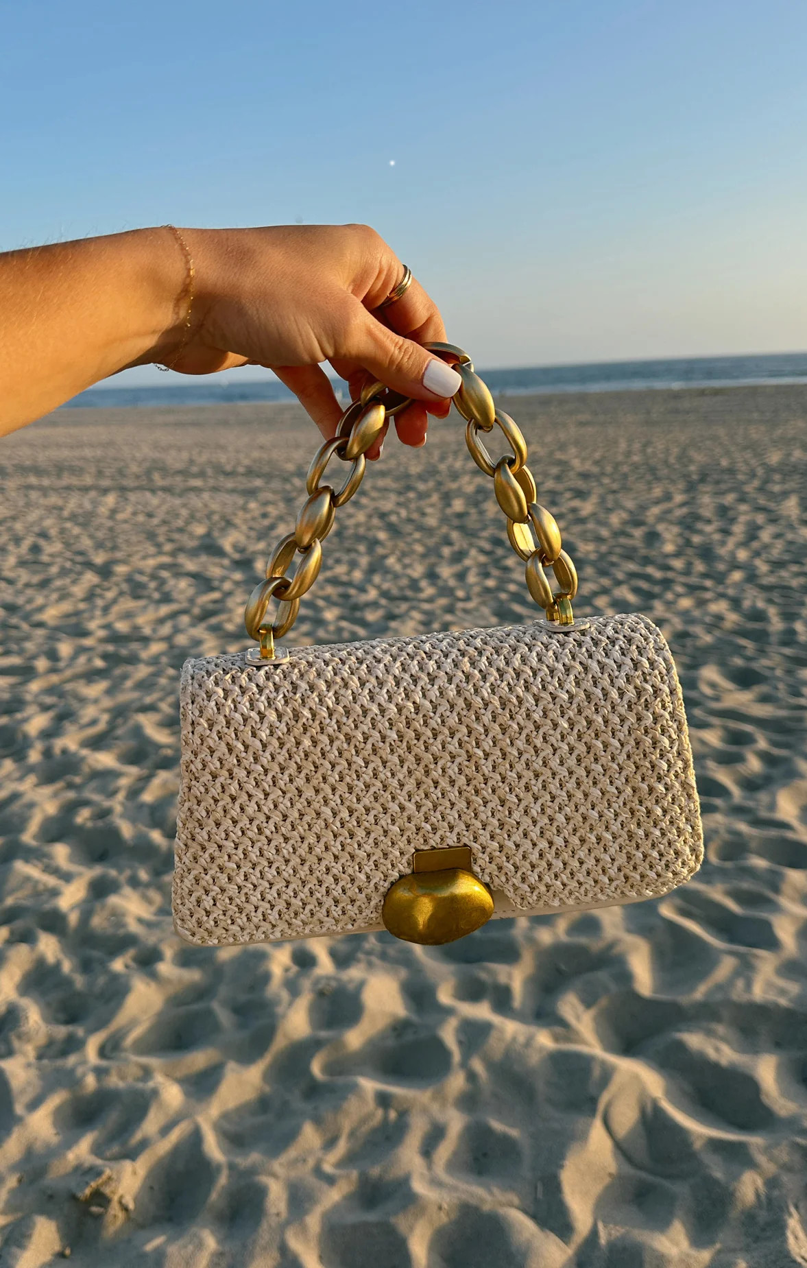 Agnes Woven Bag ~ Beige | Show Me Your Mumu