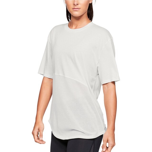 Women's Under Armour Lighter Longer Mesh Crew Tee | Kohl's