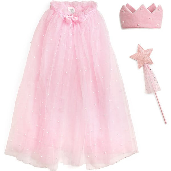 Pearl Princess Dress Up Kit, Pink | Maisonette