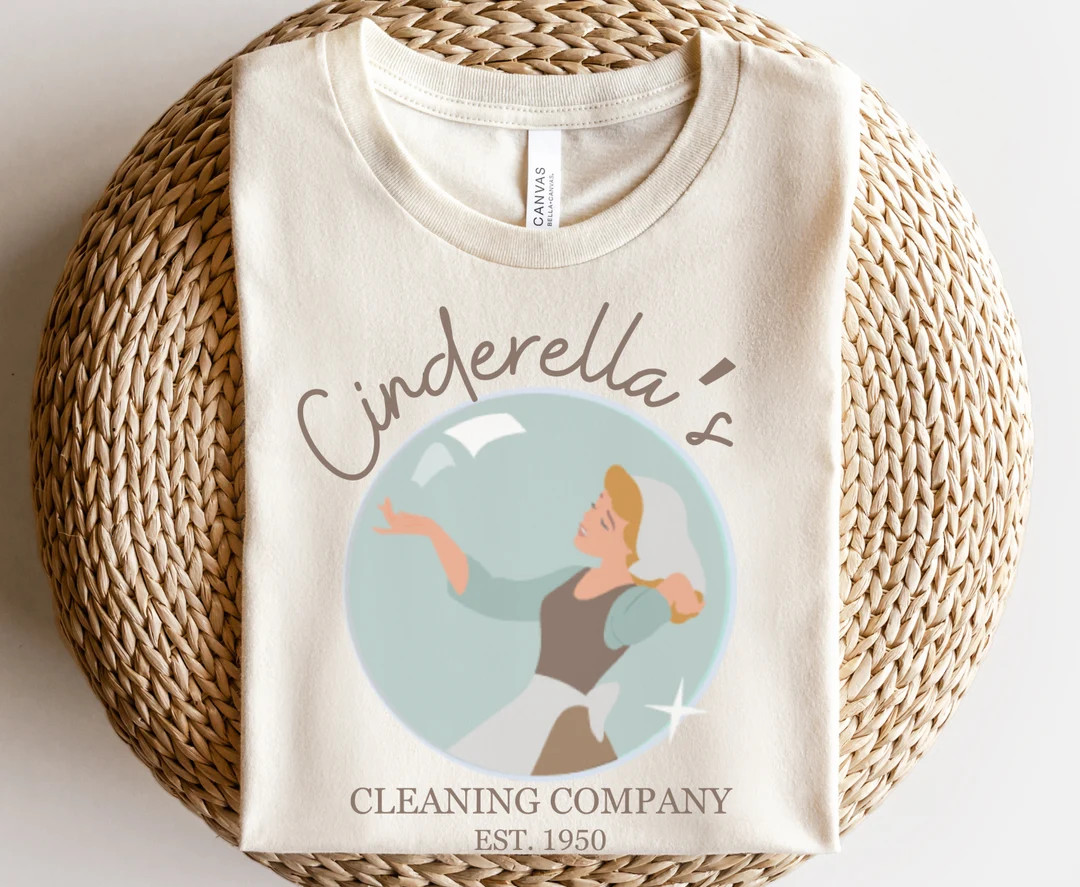 Cinderella's Cleaning Co. Shirt: Disneyland Disneyworld Tee - Etsy | Etsy (US)