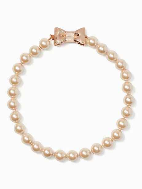 all wrapped up in pearls short necklace | Kate Spade Outlet