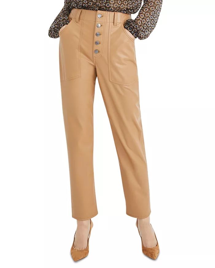 Arya Vegan Leather Straight Leg Pants | Bloomingdale's (US)