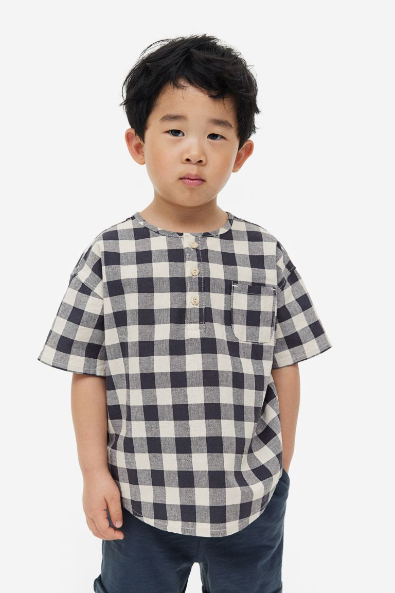 Cotton Henley Shirt | H&M (US + CA)