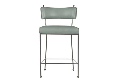 YVETTE COUNTER STOOL | Ocean Leather | Alice Lane Home Collection