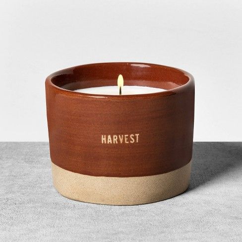 9.3oz Ceramic Container Candle Harvest - Hearth & Hand™ with Magnolia | Target
