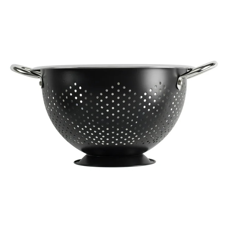 GoodCook Gourmet Colander, 5qt capacity, Stainless Steel with Handles and Elevated Pedestal Foot,... | Walmart (US)