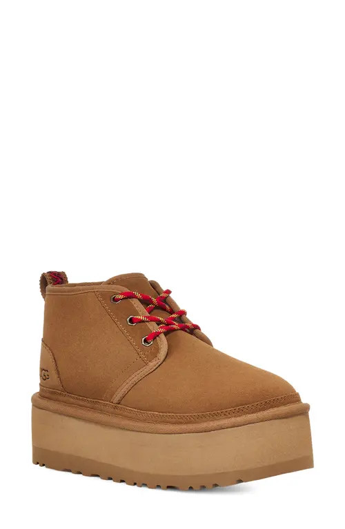 UGG(r) Neumel Heritage Platform Chukka Boot in Chestnut at Nordstrom, Size 10 | Nordstrom