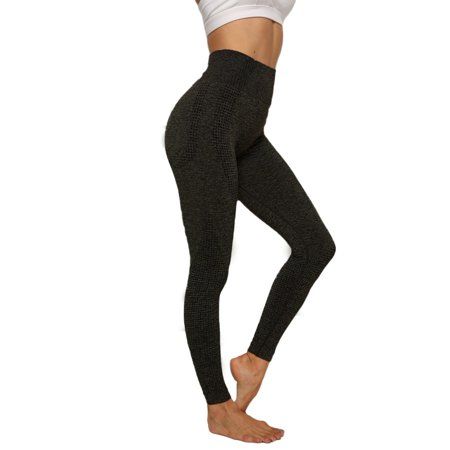 FITTOO Women High Waist Fitness Sport Leggings Seamless Yoga Pants Running Tights Sportswear Butt Li | Walmart (US)