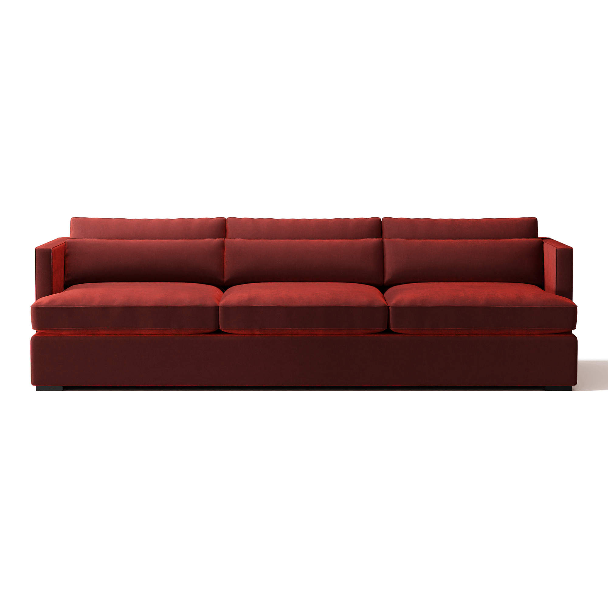 Eastman 105" Green Velvet Sofa + Reviews | CB2 | CB2