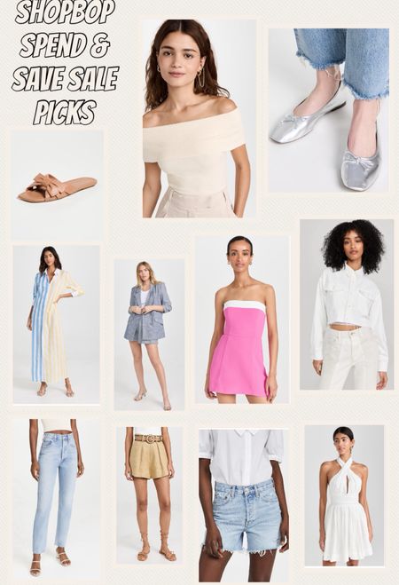 Shopbop spend and save picks- if you are a member (sign up with your email) it starts today! Here are the spring summer ready pieces I am loving 

#LTKsalealert #LTKfindsunder100 #LTKSeasonal