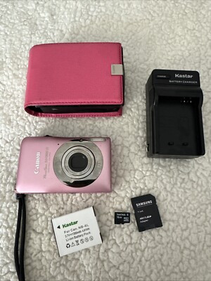 Canon PowerShot Digital ELPH SD1300 IS 12.1MP Digital Camera - Pink TESTED  | eBay | eBay US