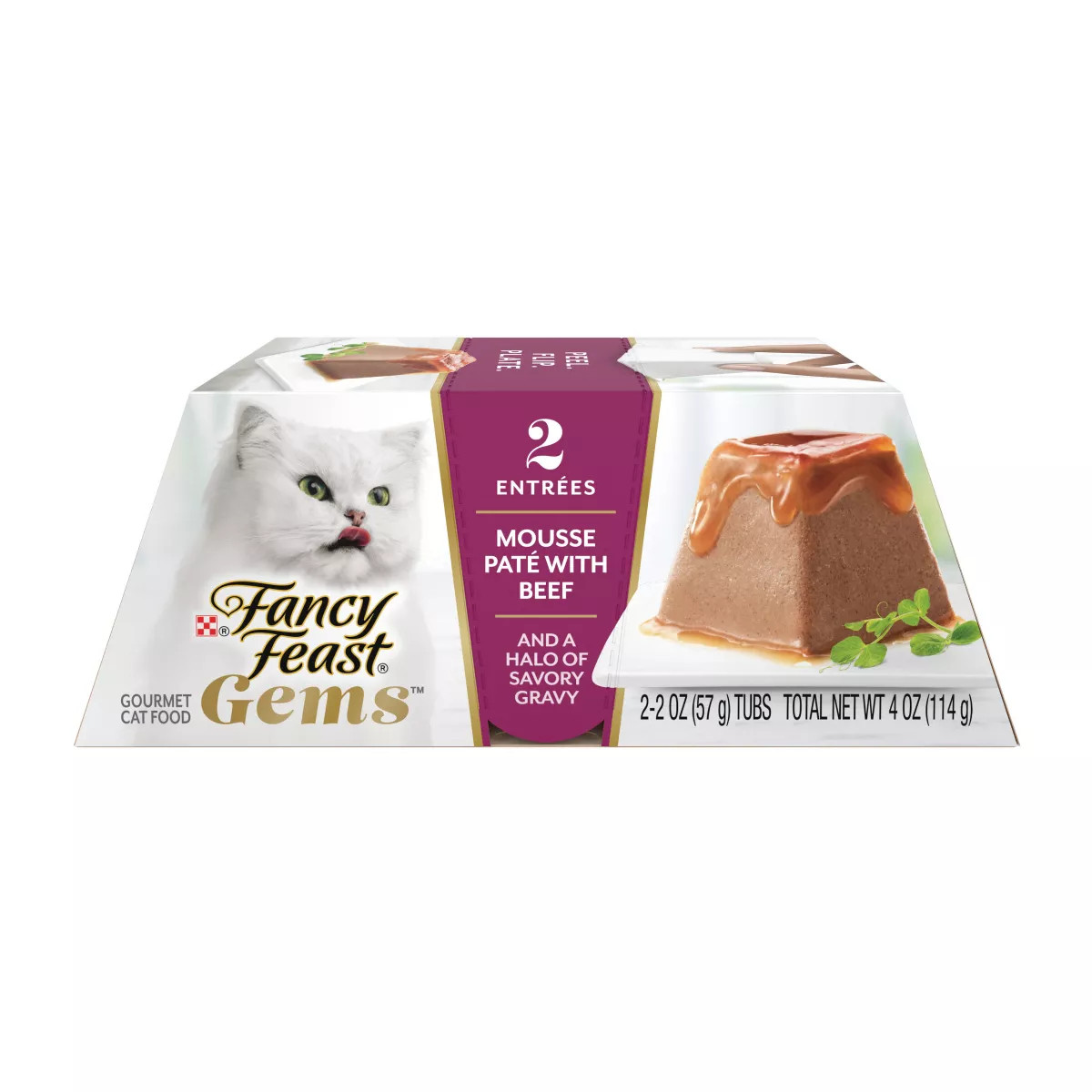 Fancy Feast Gems Beef Flavor Adult Wet Cat Food - 2oz/2ct | Target