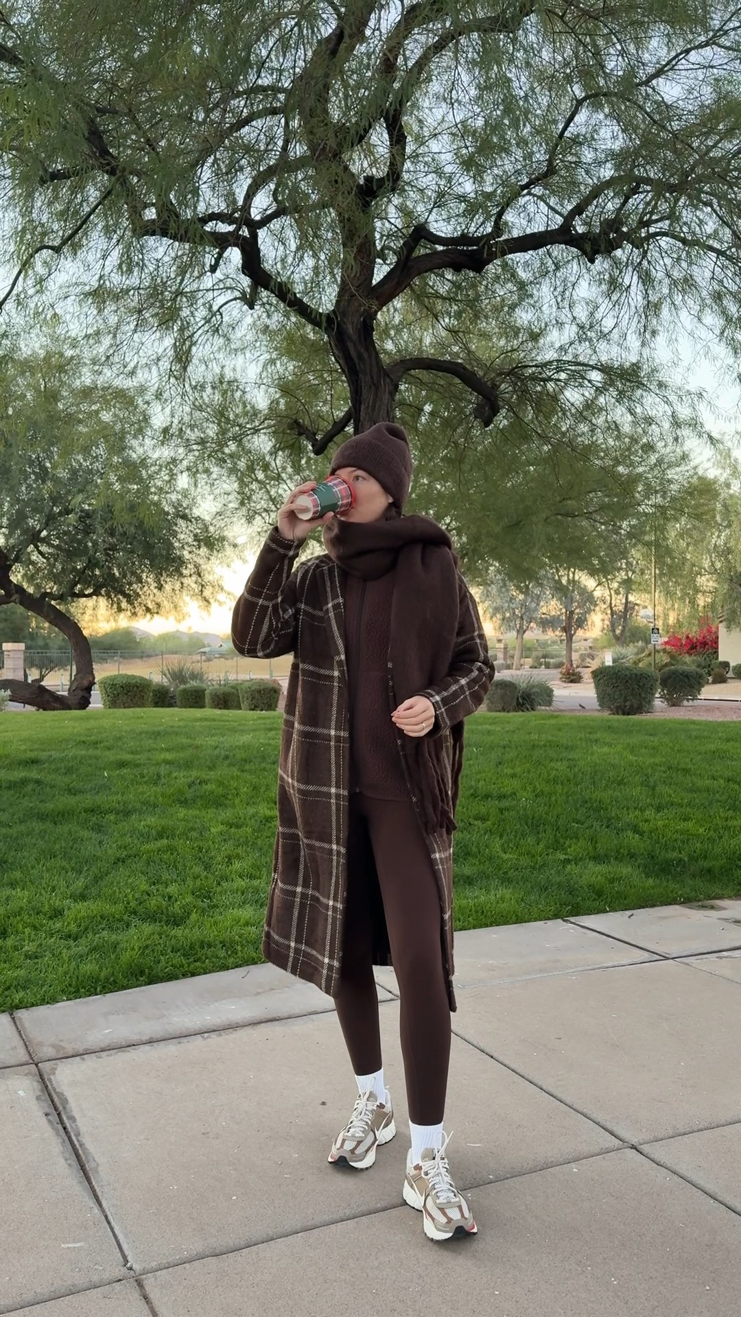 I am 5’7” wearing a size small in everything! The jacket is like a very thick cardigan/light coat and so soft! 

#LTKootd #LTKActive #LTKHoliday