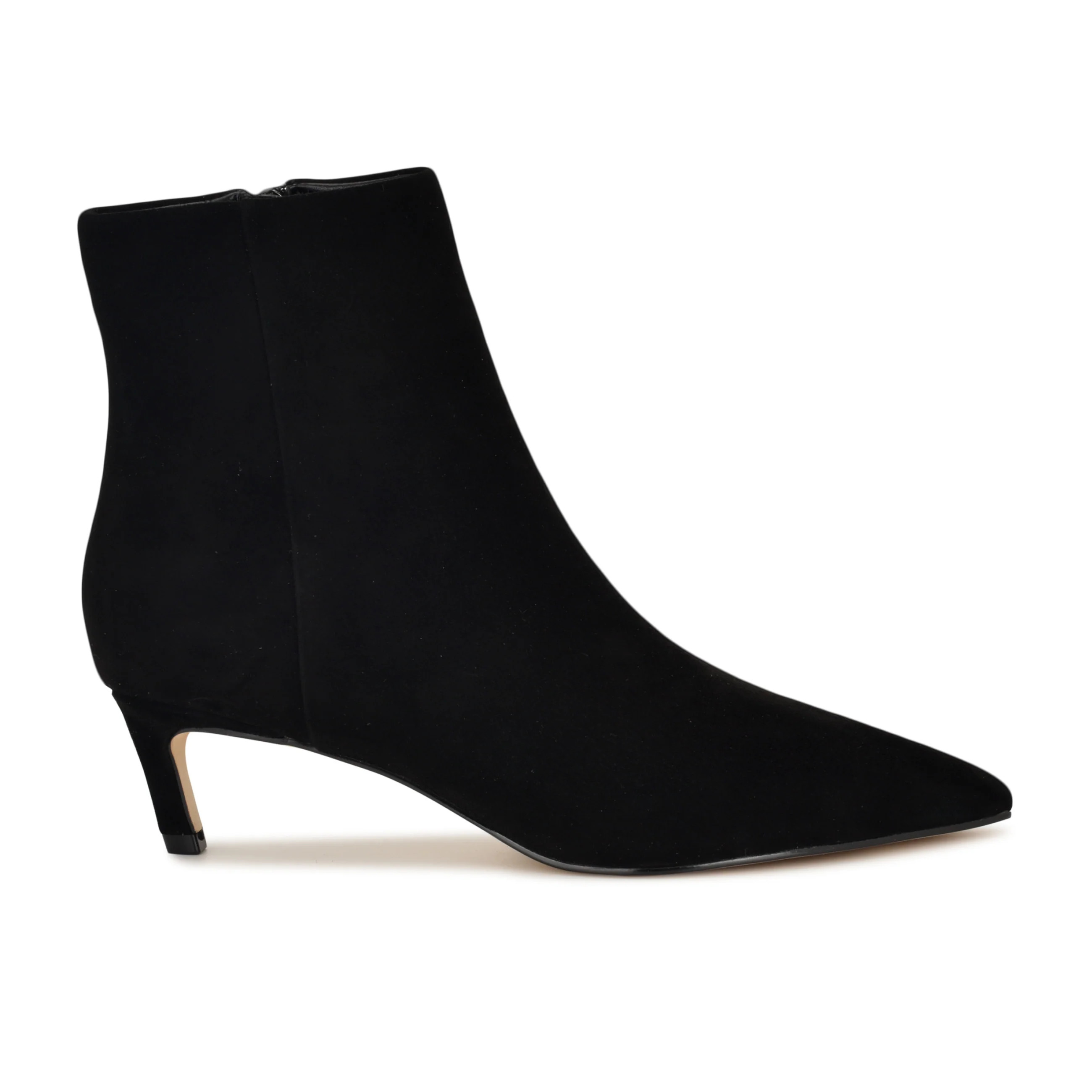 Brite Kitten Heel Ankle Leather Booties | Nine West (US)
