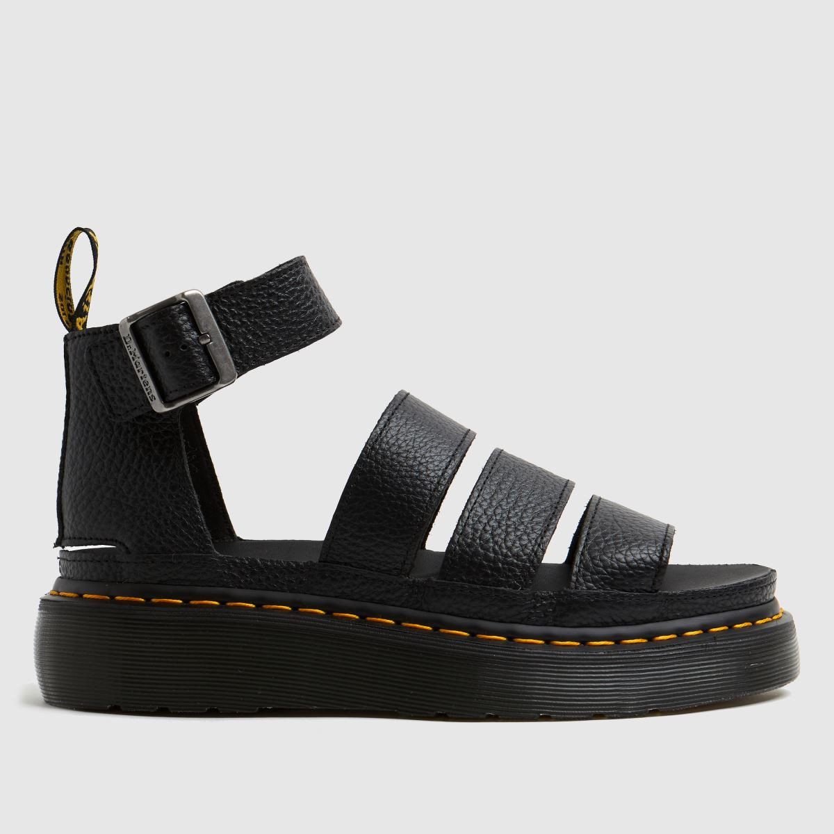 Womens Black Dr Martens Clarissa Quad Sandals | schuh | Schuh