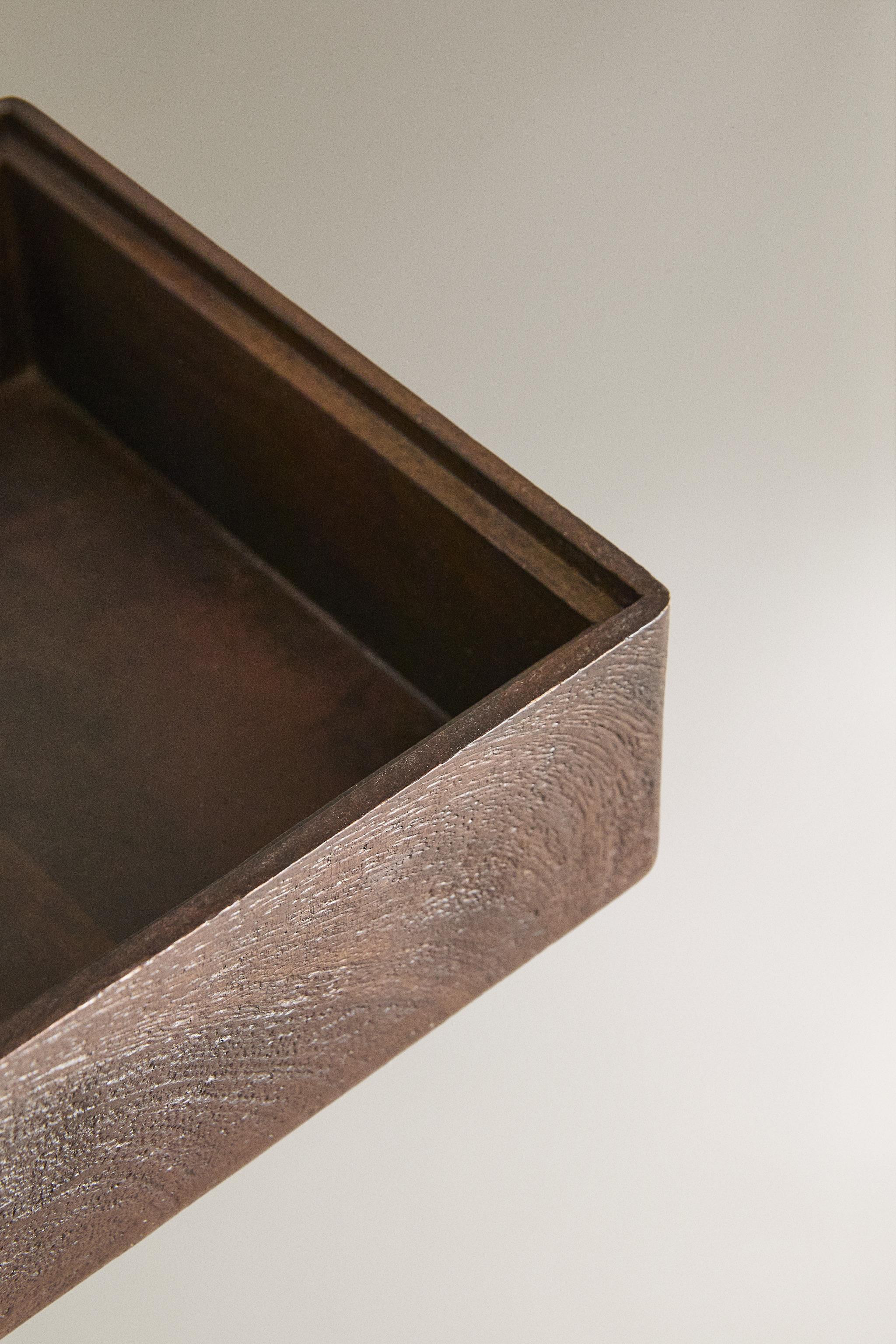 MEDIUM WOODEN BOX WITH LID | Zara US