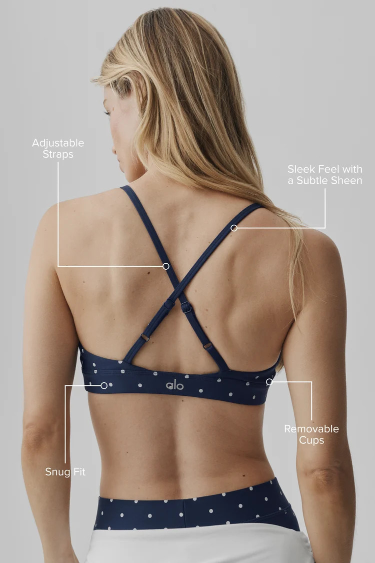 Airlift Polka Dot Splendor Bra | Alo Yoga
