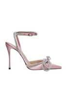 Double Bow Crystal-Embellished Satin Pumps | Moda Operandi (Global)