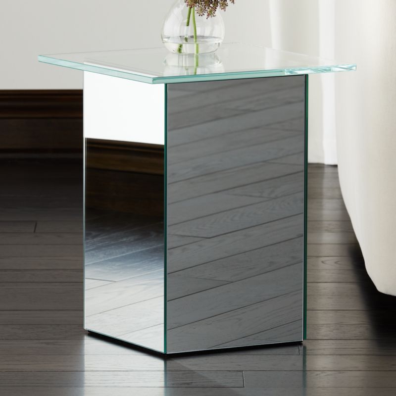 Muse Mirror Side Table + Reviews | CB2 | CB2