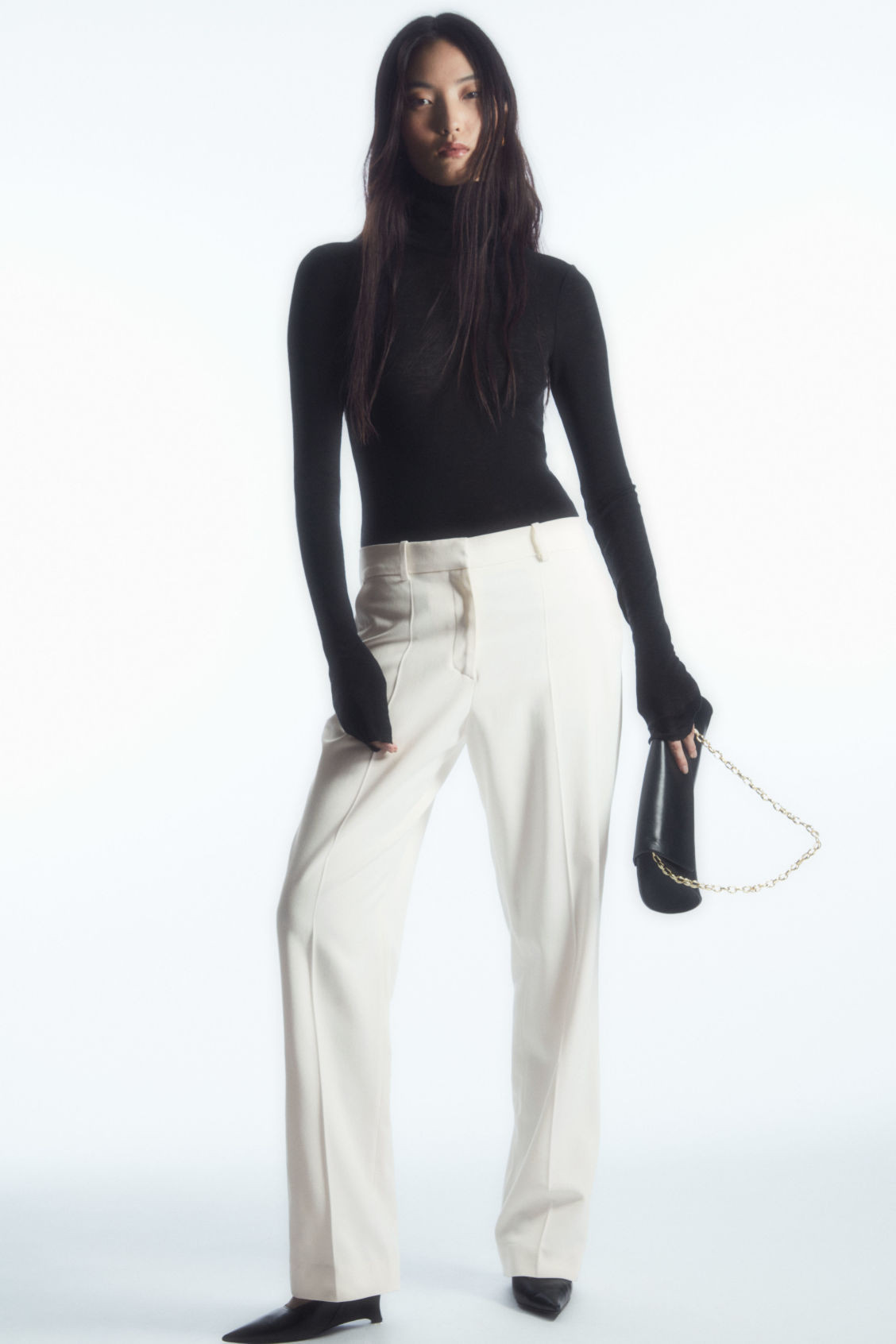 MERINO WOOL TURTLENECK TOP | COS (US)