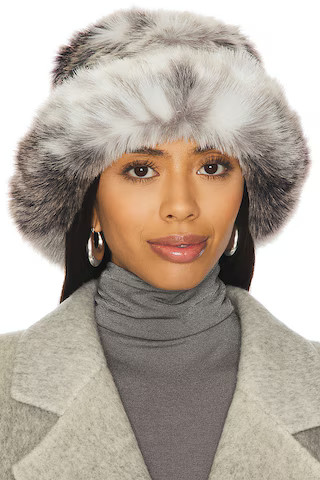 Unreal Fur Yeoman Bucket Hat in Dark Leopard from Revolve.com | Revolve Clothing (Global)