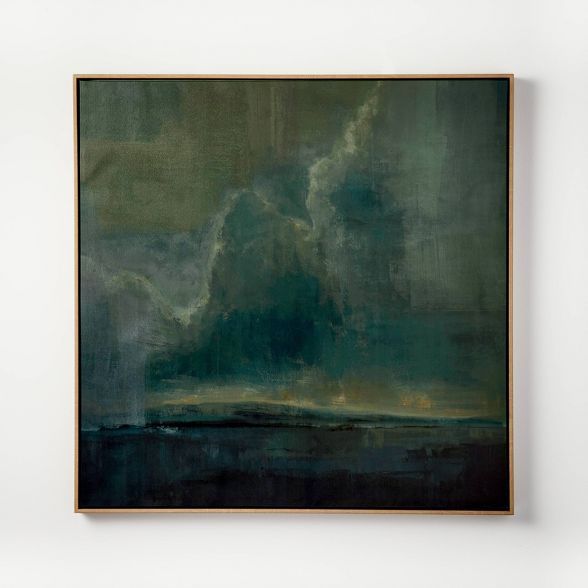 36" x 36" Moody Landscape Framed Wall Art - Threshold™ designed with Studio McGee | Target