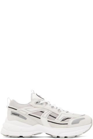 White & Gray Marathon R-Trail Sneakers | SSENSE