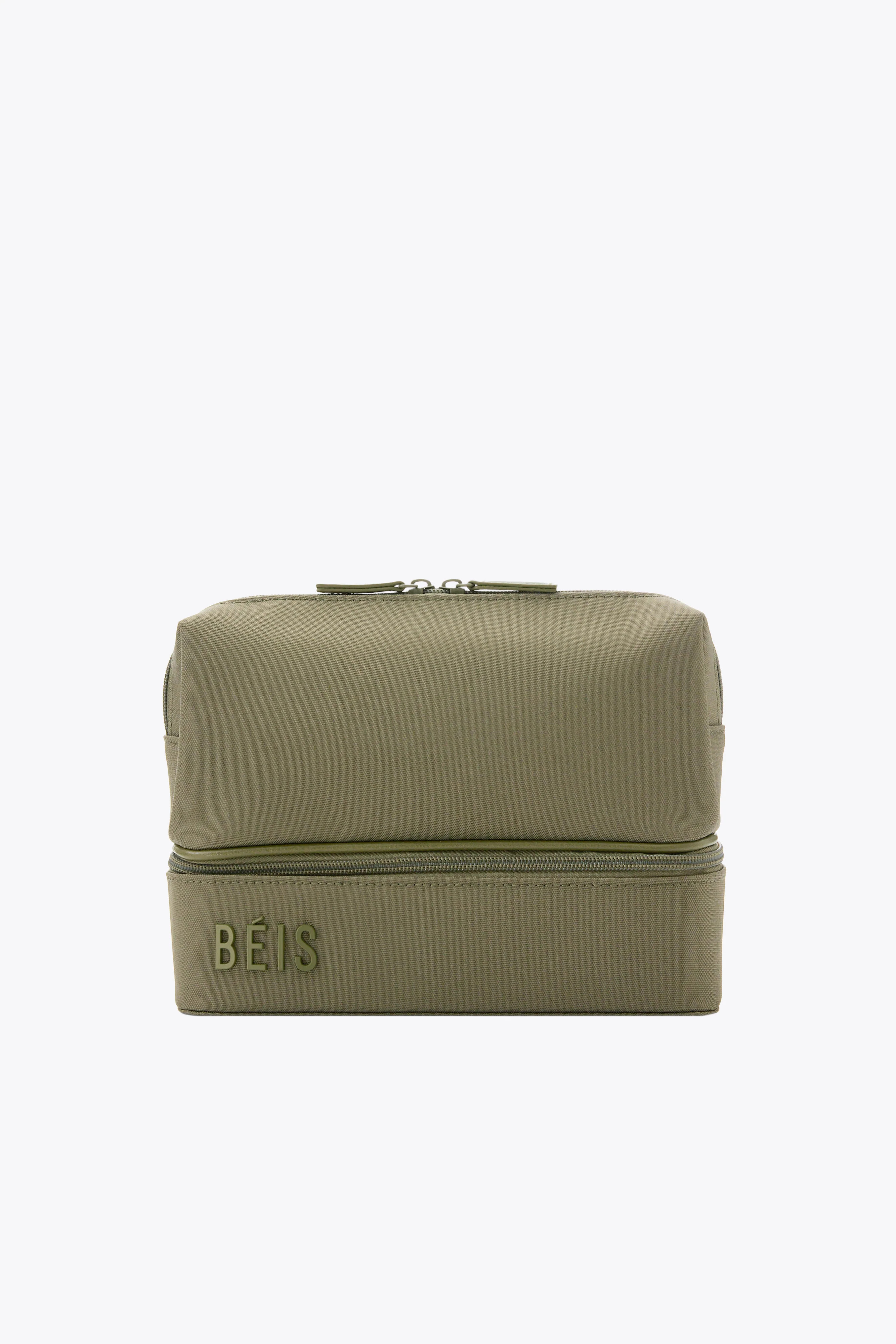 The Cosmetic Organizer 
                in Olive | BÉIS Travel