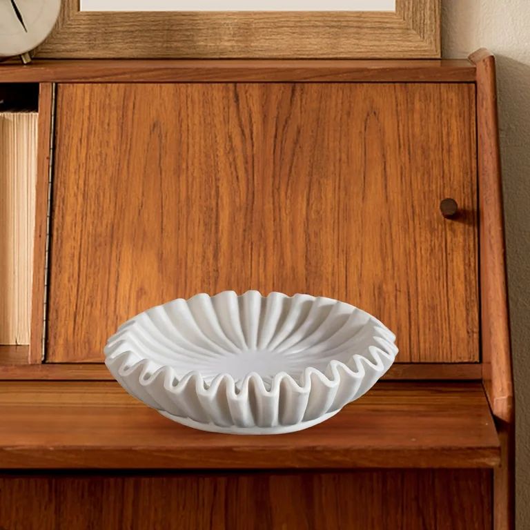 Large Decorative Bowl - Decorative Bowls for Home Decor - Organic Modern Home Decor Bowl - Concre... | Walmart (US)
