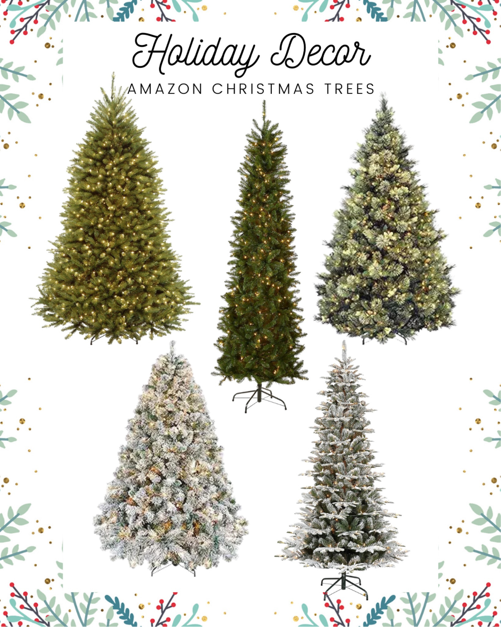Christmas Tree from Amazon 
Christmas Decor 
Christmas trees 
Prelit Artificial tree 

#LTKHoliday #LTKhome #LTKSeasonal