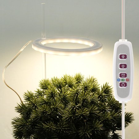 HOTBEST LED Grow Light for Indoor Plants - USB Small Plant Growing Lights with Automatic Timer Heigh | Walmart (US)