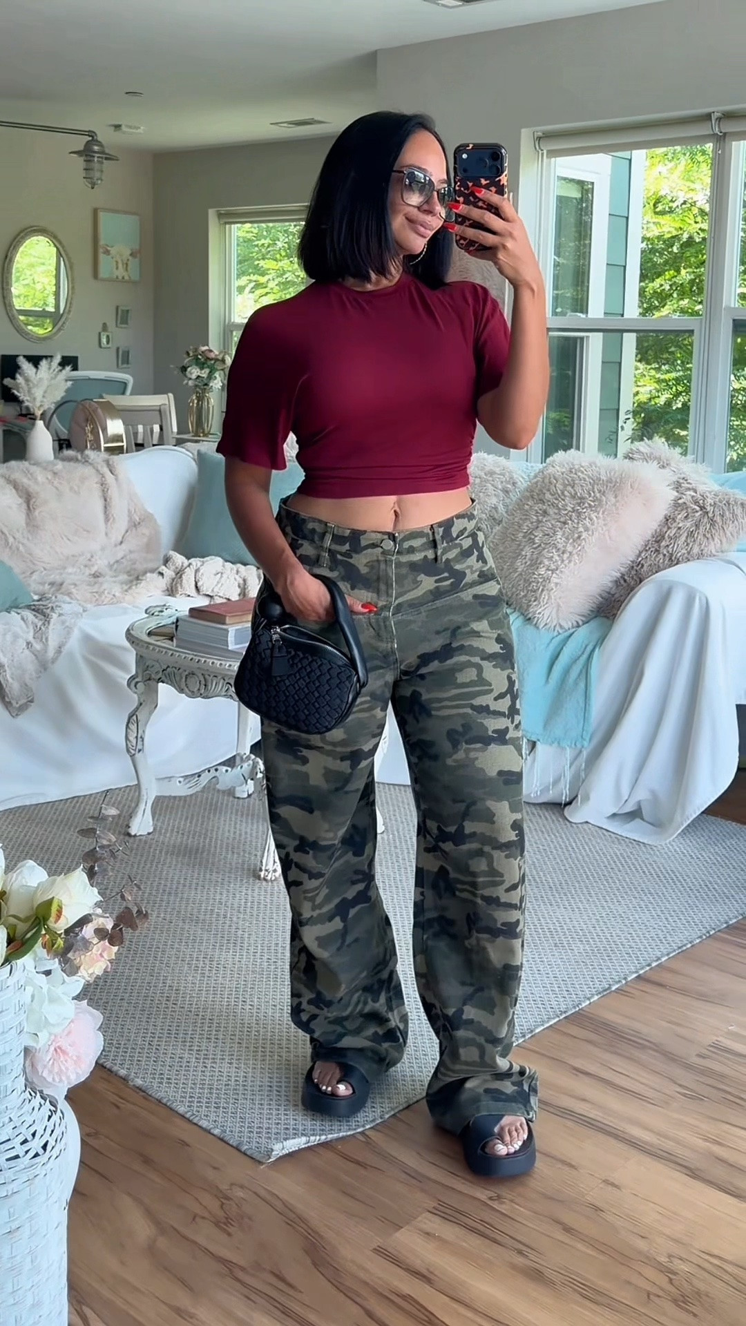 Super casual outfit I wore to a brewery! And yes, these are men’s camo jeans! 💁🏽‍♀️

fall outfits women
over 40 outfit 
petite curvy

#LTKPetite #LTKOver40 #LTKootd