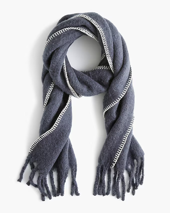 Blanket-stitch scarf | J.Crew Factory