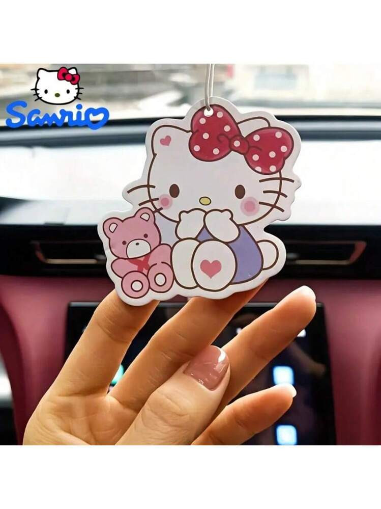 Sanrio 1 Stück Sanrio Kitty Katze Cartoon Auto Duftpad, Zufällige Stile, süße Auto Dekoration... | SHEIN