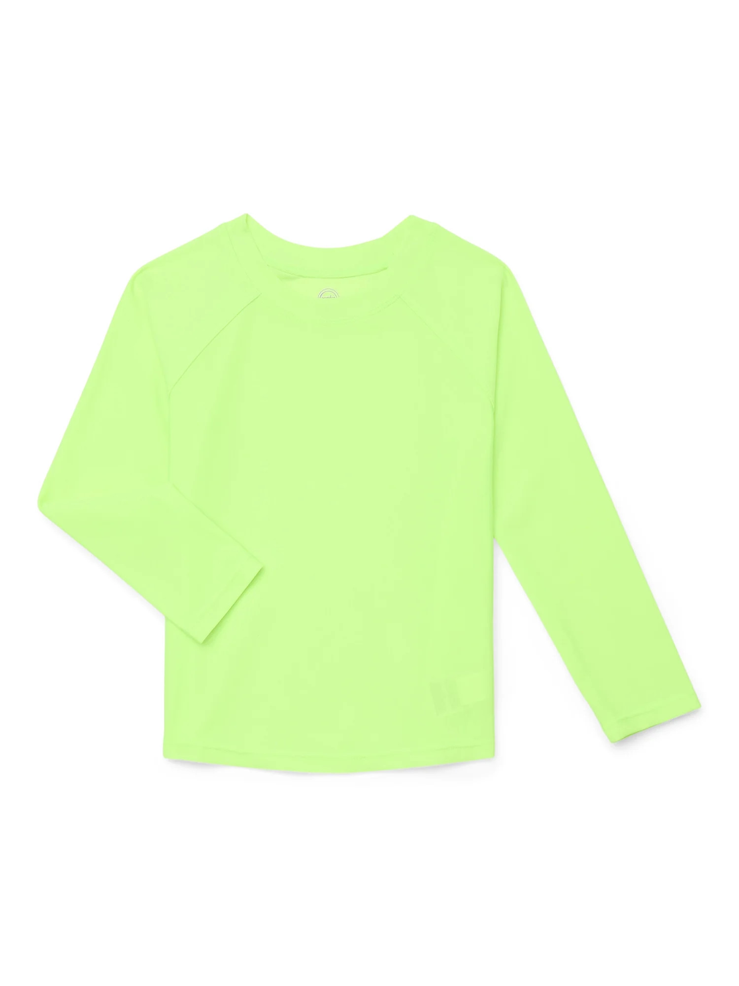 Wonder Nation Baby and Toddler Boys Swim Rash Guard with Long Sleeves, Size 12M-5T | Walmart (US)