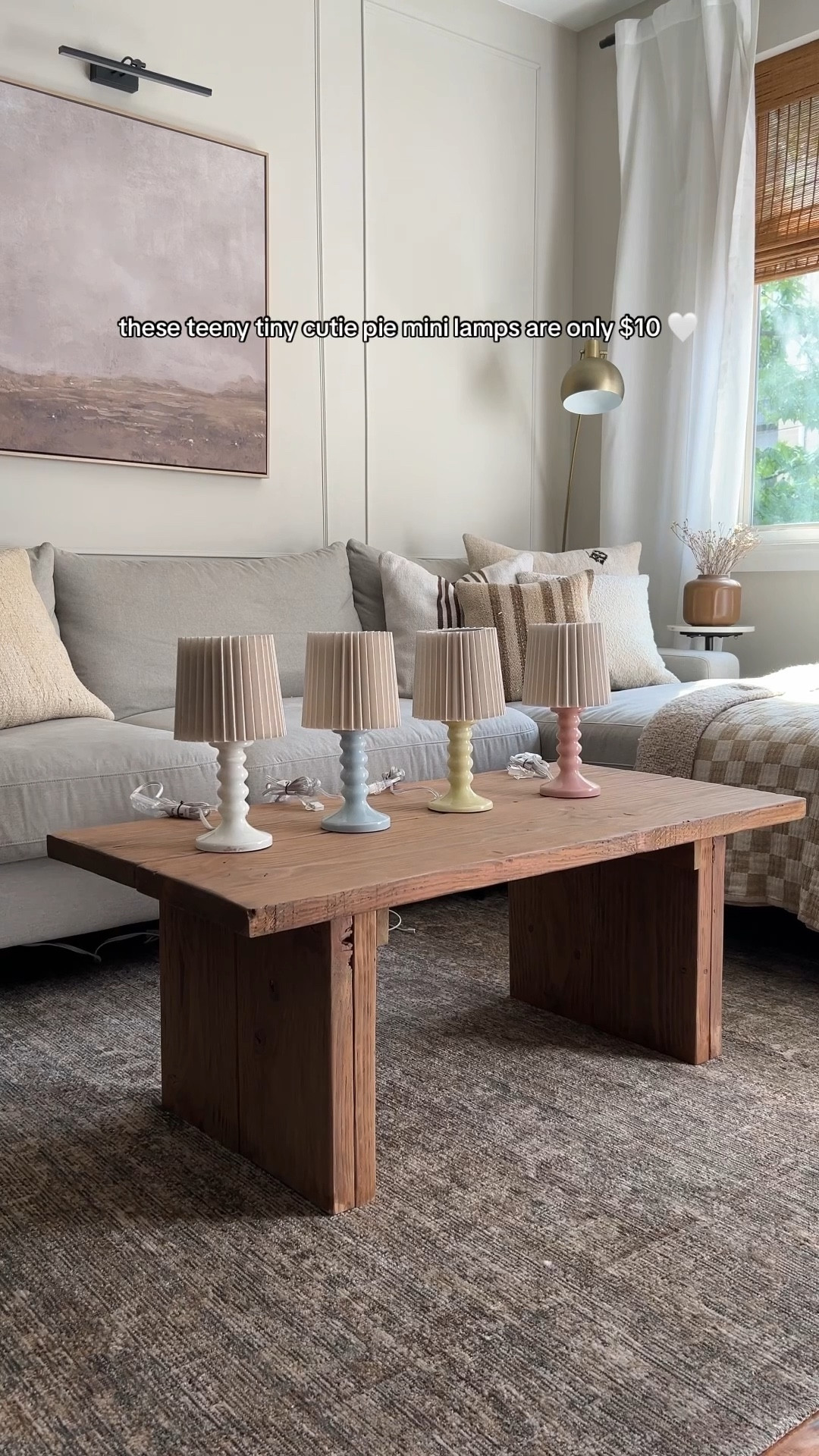 The cutest mini lamps! 