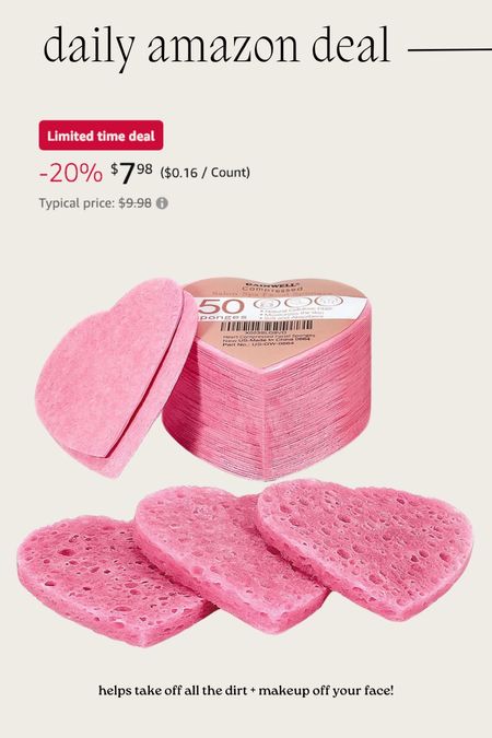 Daily Amazon deal: set of 50 facial sponges 

I love how clean my face feels after I use them! 

Skincare, Amazon finds, Amazon deals

#LTKsalealert #LTKbeauty