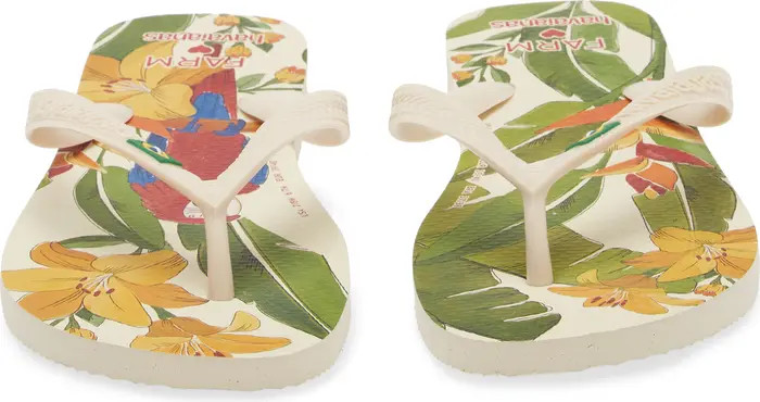 x FARM Rio Parrot Floral Flip Flop (Women) | Nordstrom Rack