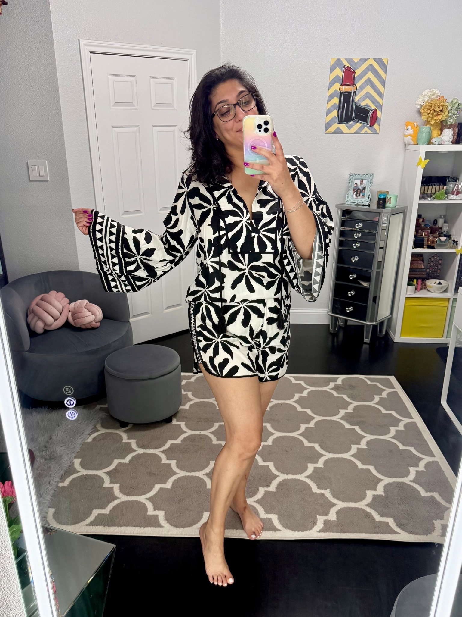 Get ready for the ultimate beach vacation outfit! 😍 I’m so excited to rock this stunning black and white top paired with cute shorts! Have you traveled this summer, or do you have plans to? I’d love to hear about your favorite destinations!

#LTKTravel #LTKOver40 #LTKFindsUnder50