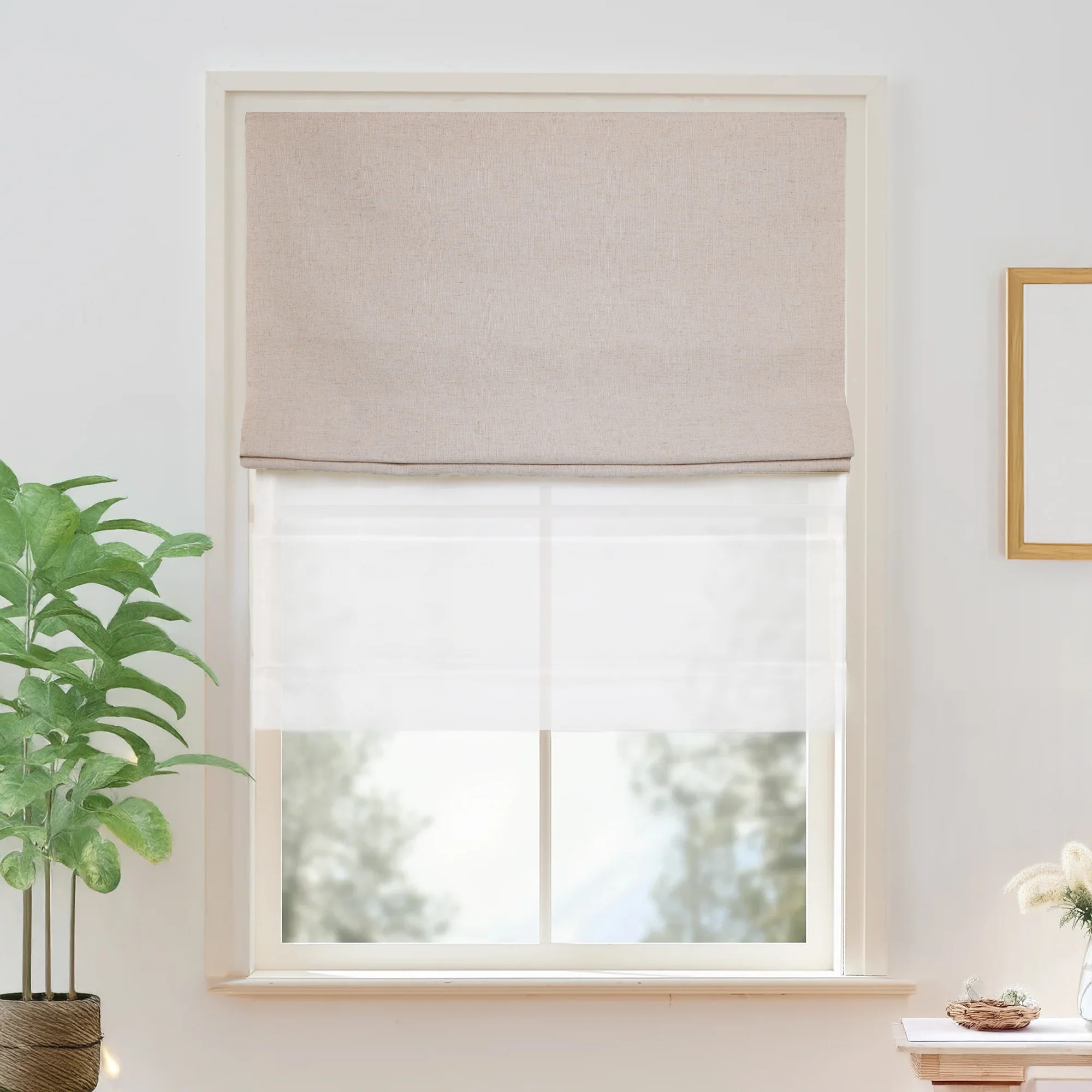Custom Cordless Roman Shades & Blinds | Day Night | NeutralCurtains