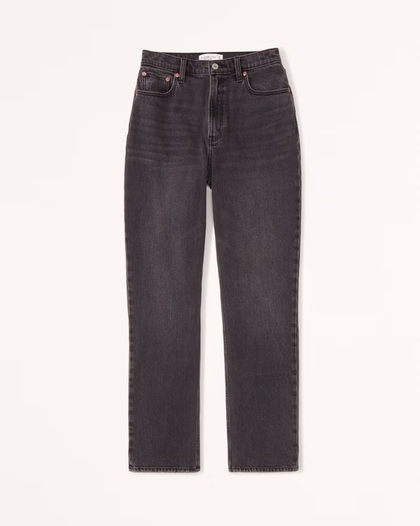 Curve Love Ultra High Rise 90s Straight Jean | Abercrombie & Fitch (UK)