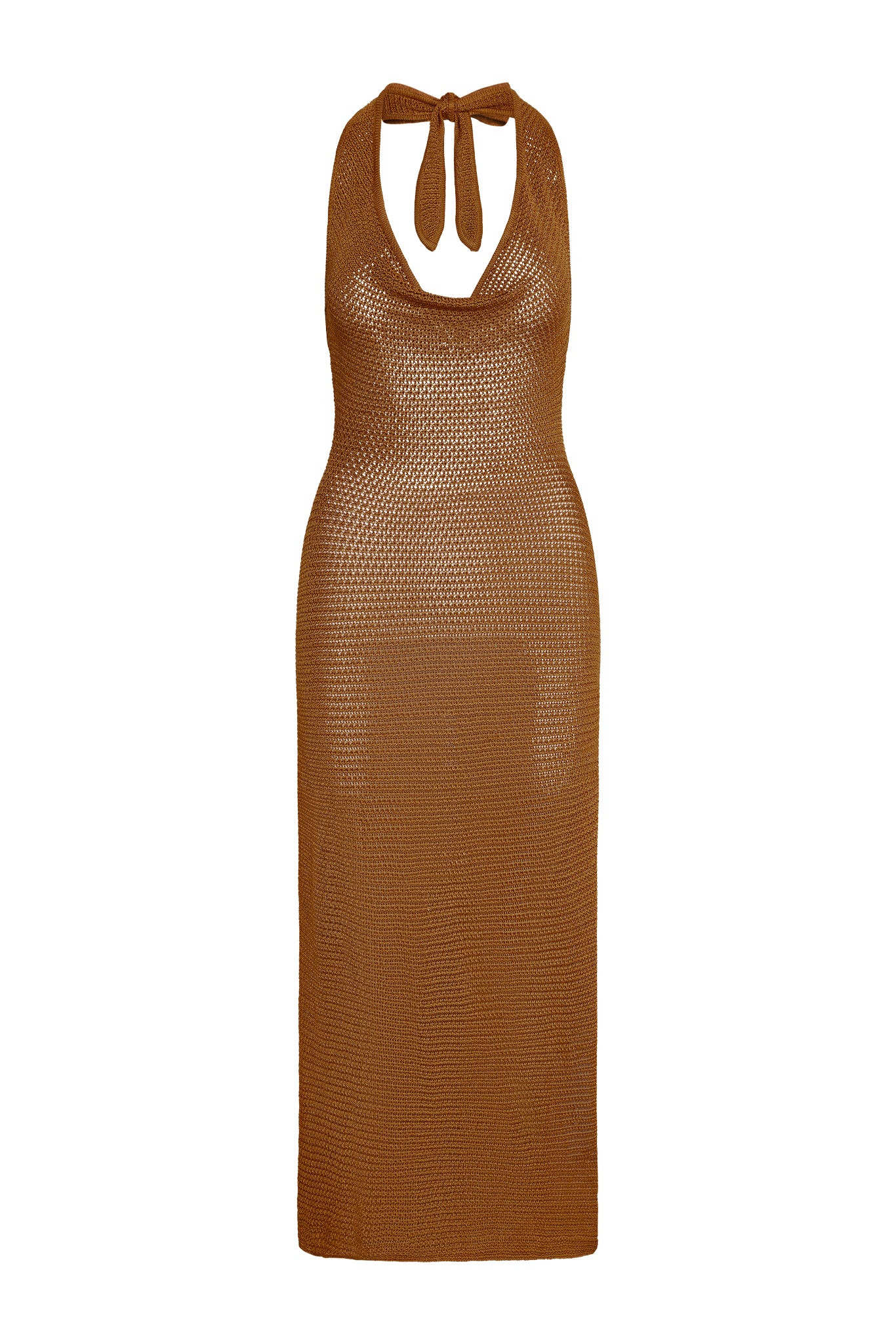 Bula Dress - Caramel Treble Knit | Monday Swimwear