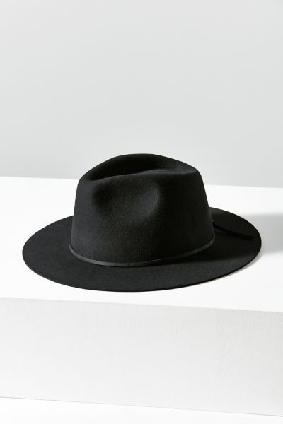 Brixton Wesley Fedora - Black S at Urban Outfitters | Urban Outfitters (US and RoW)
