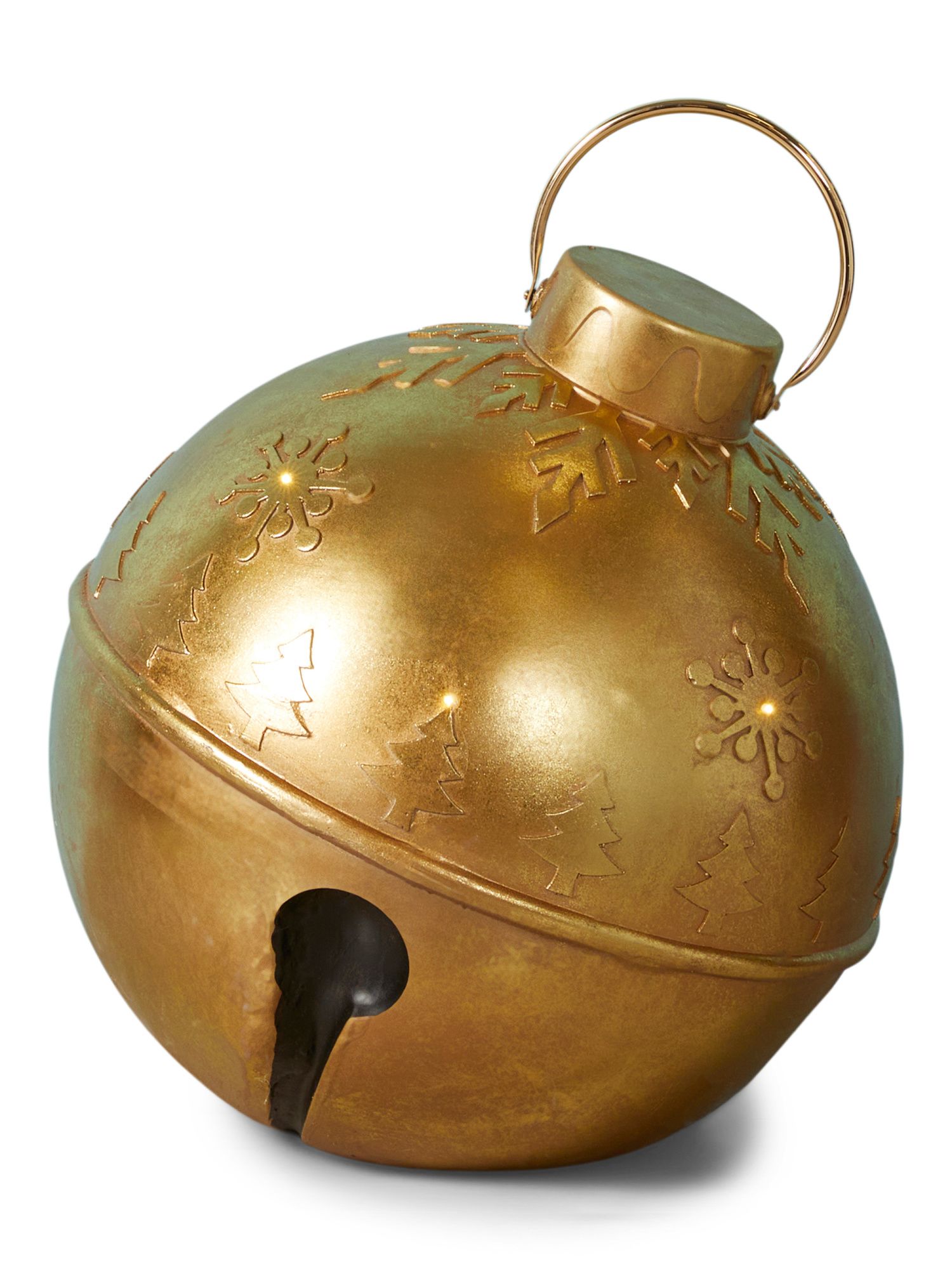 21in Gold Outdoor Safe Ornament | Marshalls