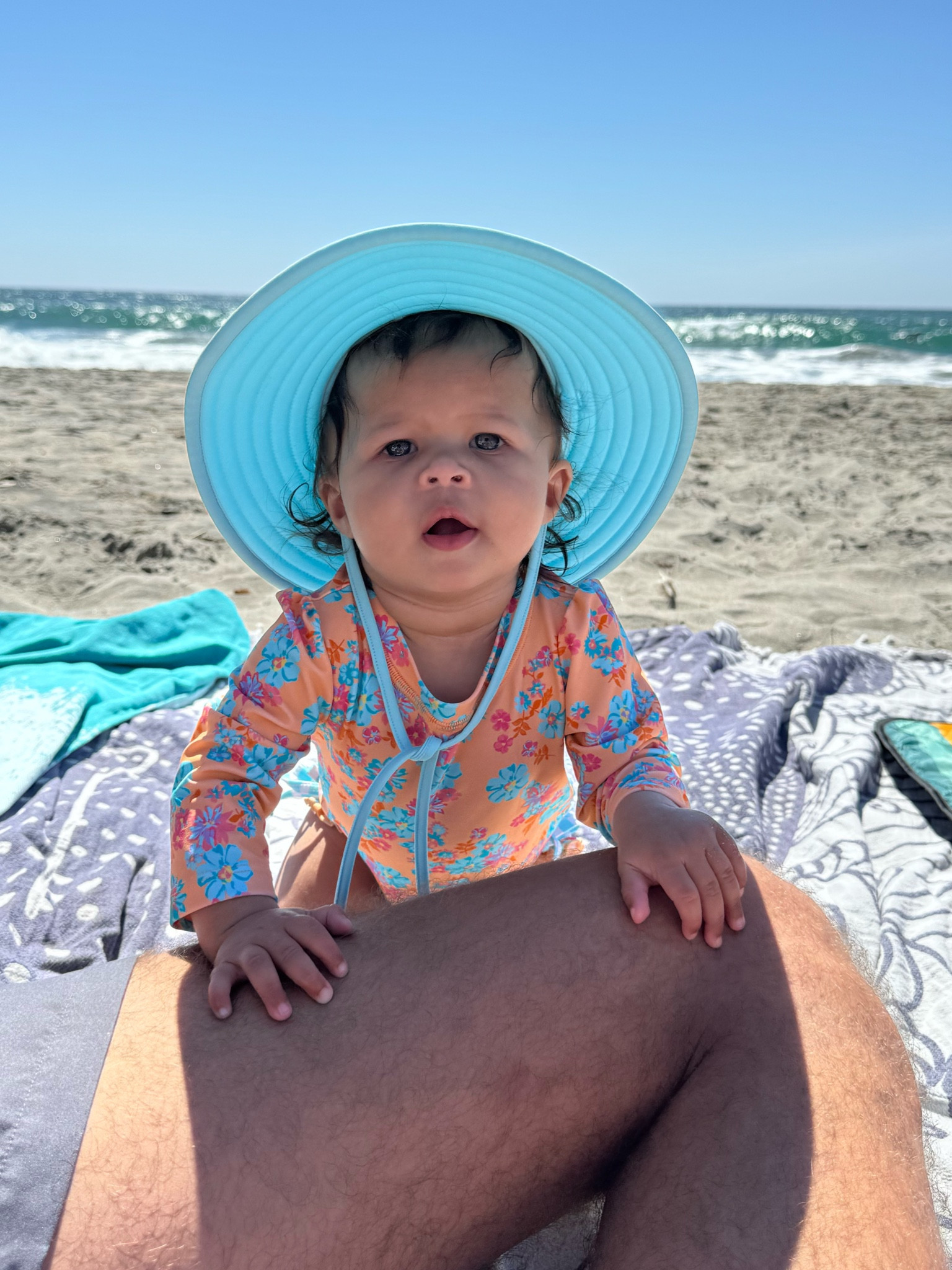 Love this baby swimsuit🥰 
The swimsuit and hat has 50+ UPF protection perfect to keep our little one safe in the sun!❤️

#LTKSwim #LTKBaby #LTKStyleTip