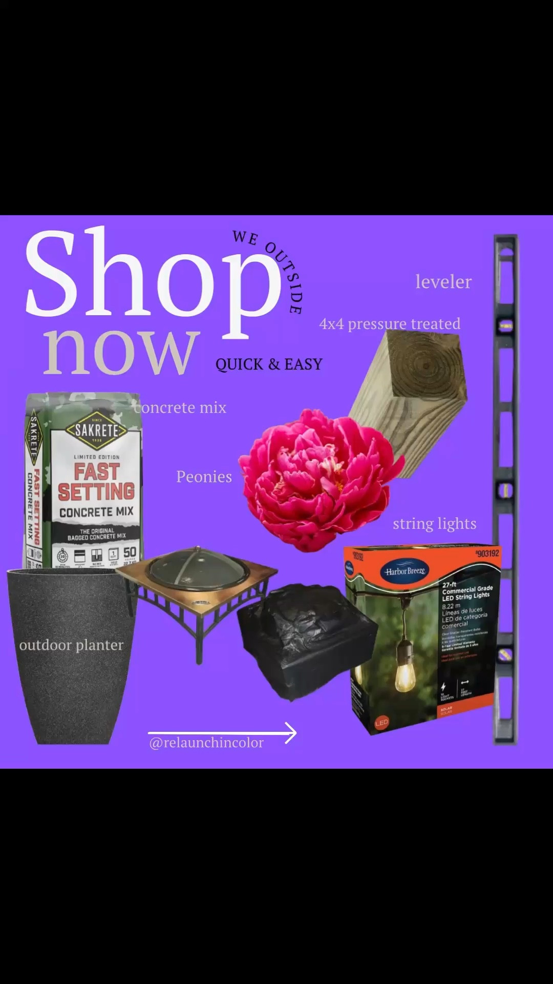 Time to get outside with flowers, fire pits and outdoor lighting! Easy DIY backyard ambiance !