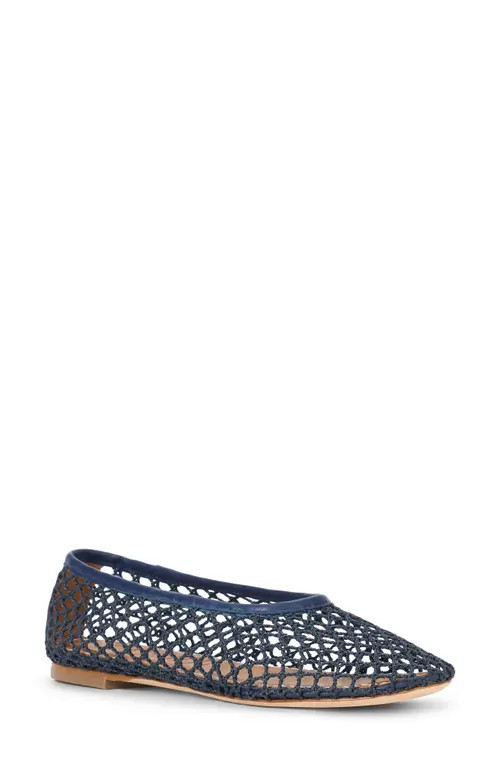 STAUD Alba Ballet Flat in Navy at Nordstrom, Size 6.5Us | Nordstrom