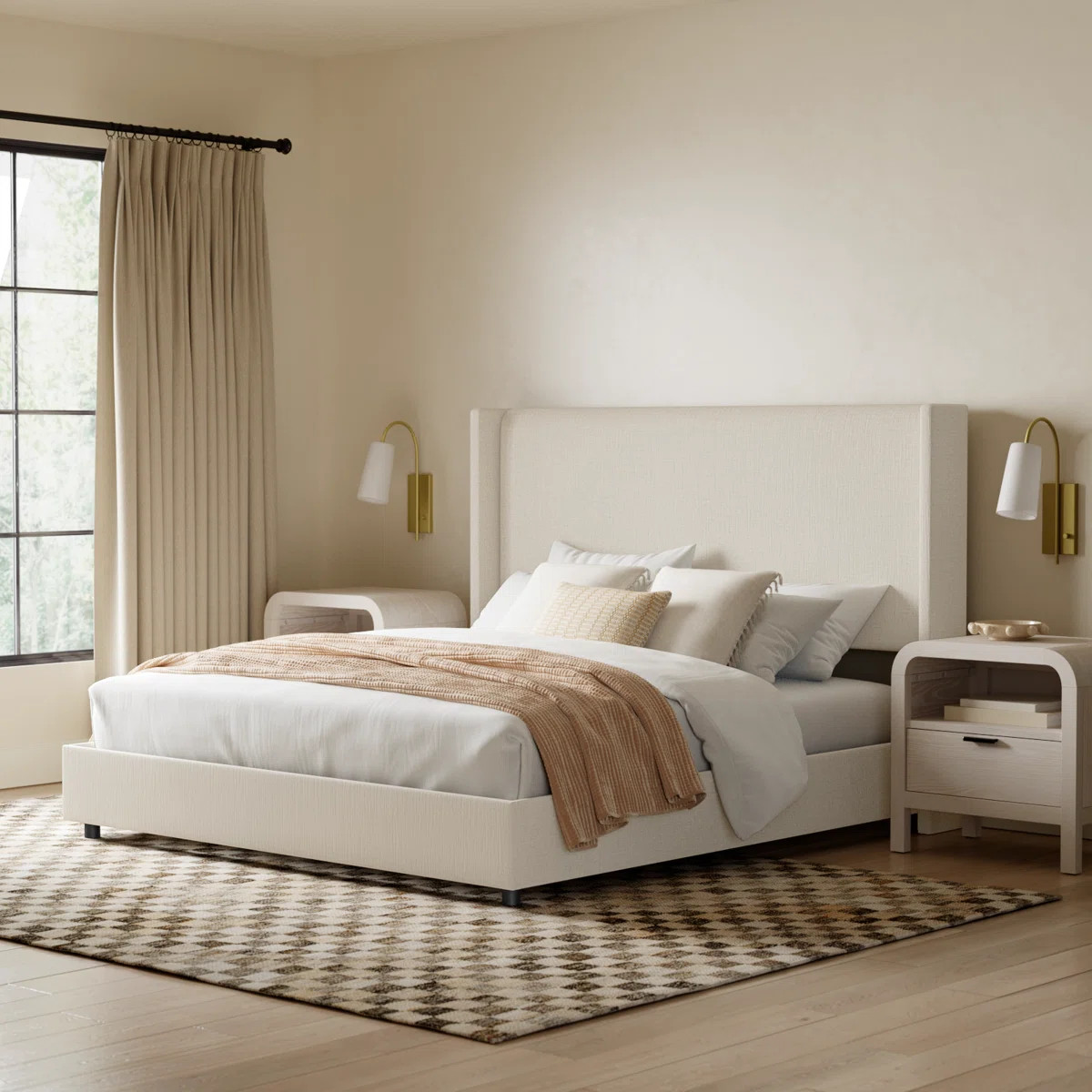 Joss & Main Hanson Upholstered Standard Bed & Reviews | Wayfair | Wayfair North America